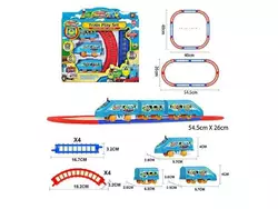 Залізниця 877-33 NT (120/2) на батарейці, паротяг і 2 вагони, в коробці Залізниця 877-33 NT (120/2) на батарейці, паротяг і 2 вагони, в коробці