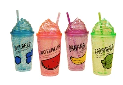 Склянка С-1 пластм. кольорові. з мал. кришкою та труб. 480мл (21*9,6)см Склянка С-1 пластм. кольорові. з мал. кришкою та труб. 480мл (21*9,6)см