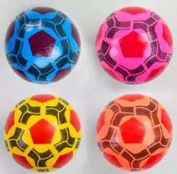 М'яч гумовий C 44645 (500) 4 кольори, діаметр 17 см, вага 60 грамів