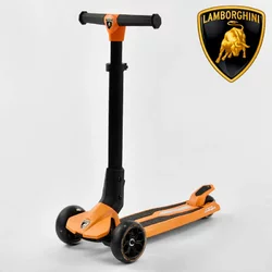 Самокат Lamborghini триколісний LB - 10200 (4) складане алюмінієве кермо, колеса PU зі світлом, в коробці Самокат Lamborghini триколісний LB - 10200 (4) складане алюмінієве кермо, колеса PU зі світлом, в коробці