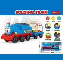 Потяг 335-1 (24/2) інерція, звуки, пісні англійською, підсвічування, 3 міні-машинки, в коробці Потяг 335-1 (24/2) інерція, звуки, пісні англійською, підсвічування, 3 міні-машинки, в коробці