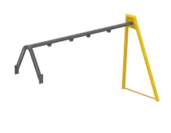 Приставные двойные качели 1,3м металл (башни 0,6м) Kidigo Приставные двойные качели 1,3м металл (башни 0,6м) Kidigo