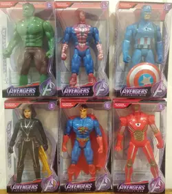 Фігурки героїв Avengers, світиться 13см