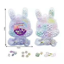 Набір бісеру N 097-8 (168/2) плетіння браслета, мотузка, в коробці Набір бісеру N 097-8 (168/2) плетіння браслета, мотузка, в коробці