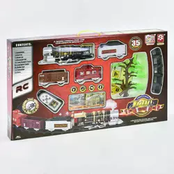 Залізниця 3055 (8) паротяг на р/у, 35 деталей, світло, звук, дим, в коробці Залізниця 3055 (8) паротяг на р/у, 35 деталей, світло, звук, дим, в коробці