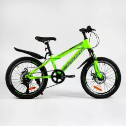 Дитячий спортивний велосипед 20’’ Corso «CRANK» CR-20711 (1) сталева рама, обладнання LTWOO-A2, 7 швидкостей, зібран на 75% Дитячий спортивний велосипед 20’’ Corso «CRANK» CR-20711 (1) сталева рама, обладнання LTWOO-A2, 7 швидкостей, зібран на 75%