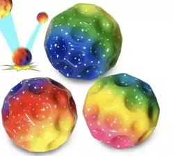 Галактичний гумовий м'яч . gravity ball, гравіті бол, rainbow, в пакеті Галактичний гумовий м'яч . gravity ball, гравіті бол, rainbow, в пакеті