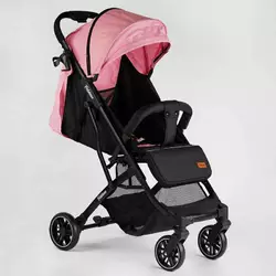 Візок прогулянковий дитячий ""JOY"" Fabiana 65102 (1) колір РОЖЕВИЙ, рама сталева, футкавер, підсклянник, телескопічна ручка Візок прогулянковий дитячий ""JOY"" Fabiana 65102 (1) колір РОЖЕВИЙ, рама сталева, футкавер, підсклянник, телескопічна ручка