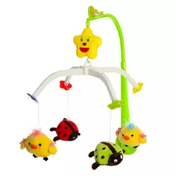 Карусель D089-90-1-2-3 на кроватку, заводна, підвіски 4 шт., плюш, 5 видів,  кор.,40-30-5 cм. Карусель D089-90-1-2-3 на кроватку, заводна, підвіски 4 шт., плюш, 5 видів,  кор.,40-30-5 cм.