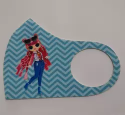 Маска Pitta Print S LOL OMG Роллер Чик Zigzag Turquoise Маска Pitta Print S LOL OMG Роллер Чик Zigzag Turquoise