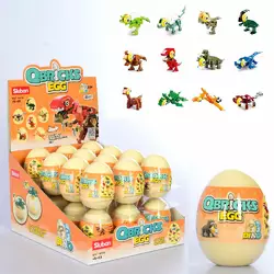 Конструктор SLUBAN M38-B0796 "Qbricks egg": Динозаври
