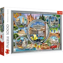 Пазли - (1000 елм.) - "Італійські канікули" - / Trefl Пазли - (1000 елм.) - "Італійські канікули" - / Trefl