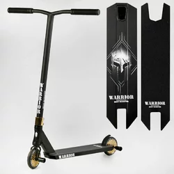 Самокат трюковий Т-50615 Best Scooter (4) ""Warrior"", HIC-система, ПЕГИ, алюмінієвий диск та дека, колеса PU, d=120 мм, ширина керма 58 см Самокат трюковий Т-50615 Best Scooter (4) ""Warrior"", HIC-система, ПЕГИ, алюмінієвий диск та дека, колеса PU, d=120 мм, ширина керма 58 см