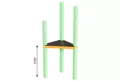 Треугольная башня 1,2 Kidigo (59010) Треугольная башня 1,2 Kidigo (59010)