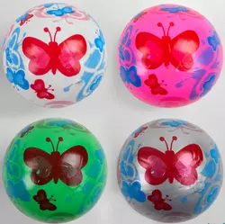 М'яч гумовий C 44666 4 кольори, розмір 9 ", вага 60 грам М'яч гумовий C 44666 4 кольори, розмір 9 ", вага 60 грам