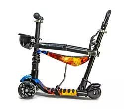 Самокат 5in1 "Божья коровка" Fire&Ice с бортиком Самокат 5in1 "Божья коровка" Fire&Ice с бортиком