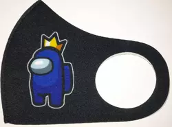 Маска Pitta Print M Among Us Blue D. King Black Маска Pitta Print M Among Us Blue D. King Black
