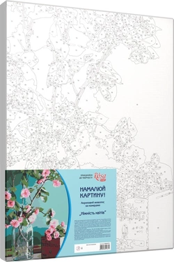 Набір-стандарт, техніка акриловий живопис за номерами, „Ніжність квітів“, ROSA START Набір-стандарт, техніка акриловий живопис за номерами, „Ніжність квітів“, ROSA START