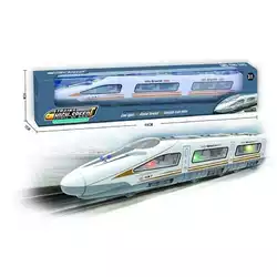 Потяг 0071 A (60/2) ""Експрес"", підсвічування, звуки, колеса вільного ходу, в коробці Потяг 0071 A (60/2) ""Експрес"", підсвічування, звуки, колеса вільного ходу, в коробці