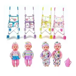 Візок з лялькою C1107B пупс, пляшечка, 4 види, муз., бат. (табл.), кул., 22-55-7 см. Візок з лялькою C1107B пупс, пляшечка, 4 види, муз., бат. (табл.), кул., 22-55-7 см.