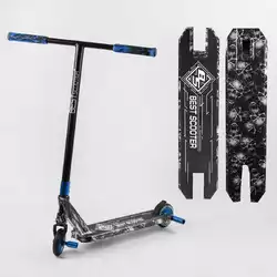 Самокат трюковий Best Scooter BS-99808 (4) HIC-система, ПЕГИ, алюмінієвий диск та дека з ПРИНТОМ, колеса PU, d = 110мм, ширина керма - 60 см, в коробці Самокат трюковий Best Scooter BS-99808 (4) HIC-система, ПЕГИ, алюмінієвий диск та дека з ПРИНТОМ, колеса PU, d = 110мм, ширина керма - 60 см, в коробці