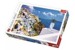 Пазли - (1500 елм.) - "Санторіні, Греція" / Trefl Пазли - (1500 елм.) - "Санторіні, Греція" / Trefl