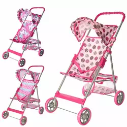 Візок 9304 для ляльки, мет., прогулянковий, кошик, кул., 52-33-8 см. Візок 9304 для ляльки, мет., прогулянковий, кошик, кул., 52-33-8 см.
