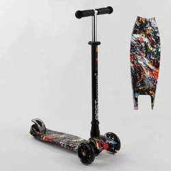 Самокат A 25779 /779-1542 ""Best Scooter"" (1) 4 колеса PU, СВІТЛО, трубка керма алюмінієва, d передніх коліс = 12 см, d задніх коліс = 8 см, в коробці Самокат A 25779 /779-1542 ""Best Scooter"" (1) 4 колеса PU, СВІТЛО, трубка керма алюмінієва, d передніх коліс = 12 см, d задніх коліс = 8 см, в коробці