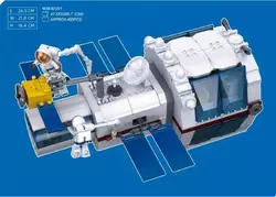 Конструктор SLUBAN M38-B1201 космос, корабель, 502 дет.