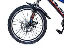 Велосипед 20 Scale Sports Красный Ручной и Дисковый Тормоз Велосипед 20 Scale Sports Красный Ручной и Дисковый Тормоз