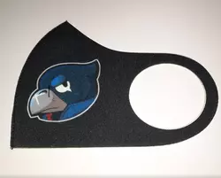 Маска Pitta Print S Brawl Stars Ворон Profile Black Маска Pitta Print S Brawl Stars Ворон Profile Black