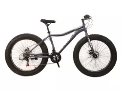 Велосипед 26 д. EB26AVENGER 1.0 S26.2 (1шт) ст.рама 17", Shimano 21SP, ал.DB, ал.обод, 26" * 4.0, графіт Велосипед 26 д. EB26AVENGER 1.0 S26.2 (1шт) ст.рама 17", Shimano 21SP, ал.DB, ал.обод, 26" * 4.0, графіт