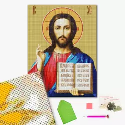 Алмазна мозаїка: Ісус Христос 40х50 Алмазна мозаїка: Ісус Христос 40х50