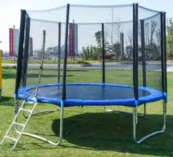 Каркасний батут із захисною сіткою «TK-Sport» B-53906 (1) діаметр 366 см, з сіткою, на пружинах 72 шт, опори 4 шт, сходи, в коробці Каркасний батут із захисною сіткою «TK-Sport» B-53906 (1) діаметр 366 см, з сіткою, на пружинах 72 шт, опори 4 шт, сходи, в коробці