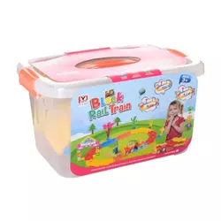 Залізниця PYM22 локомотив,вагон,фігурка-неваляшка,33дет.,муз.,світло,бат.,валіза,картон.,35-19-24см. Залізниця PYM22 локомотив,вагон,фігурка-неваляшка,33дет.,муз.,світло,бат.,валіза,картон.,35-19-24см.