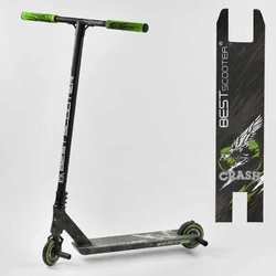 Самокат трюковий 41747 Best Scooter (4) ""CRASH"" HIC-система, ПЕГІ, алюмінієвий диск і дека, колеса 110 мм PU, ширина керма - 57 см, в коробці Самокат трюковий 41747 Best Scooter (4) ""CRASH"" HIC-система, ПЕГІ, алюмінієвий диск і дека, колеса 110 мм PU, ширина керма - 57 см, в коробці