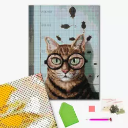 Алмазна мозаїка: Перевірка зору котика ©Lucia Heffernan 40х50 Алмазна мозаїка: Перевірка зору котика ©Lucia Heffernan 40х50