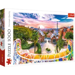 Пазли - (1000 елм.) - "Захід сонця над Барселоною (Іспанія)" /Trefl Пазли - (1000 елм.) - "Захід сонця над Барселоною (Іспанія)" /Trefl