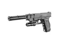 Пістолет на пульках P 2698 A-4 (144) лазерний приціл, з'ємний глушник, в пакеті Пістолет на пульках P 2698 A-4 (144) лазерний приціл, з'ємний глушник, в пакеті