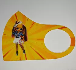 Маска Pitta Print S LOL OMG Диско-Леди Rays Yellow Маска Pitta Print S LOL OMG Диско-Леди Rays Yellow