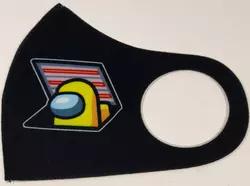 Маска Pitta Print M Among Us Yellow Luke Black Маска Pitta Print M Among Us Yellow Luke Black