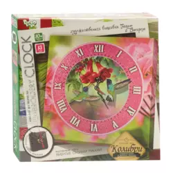 Годинник з вишивкою гладдю "Embroidery clock" (10) "Danko Toys" Годинник з вишивкою гладдю "Embroidery clock" (10) "Danko Toys"