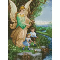 АЛМАЗНА ВИШИВКА (НАБІР) — "ЯНГОЛ ОХОРОНЕЦЬ" DM-395 АЛМАЗНА ВИШИВКА (НАБІР) — "ЯНГОЛ ОХОРОНЕЦЬ" DM-395