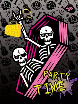 Блокнот TM 4Profi "Skeleton" tomb party, A5