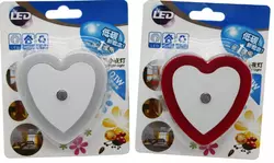 Нічник №АХ-1 пл. LED 1шт на листі 120шт в порівн. пач. на розетку 220В фігура Серце (240) Нічник №АХ-1 пл. LED 1шт на листі 120шт в порівн. пач. на розетку 220В фігура Серце (240)