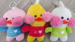 Брелок-м'яка іграшка "Качка Лалафанфан" 12см Брелок-м'яка іграшка "Качка Лалафанфан" 12см