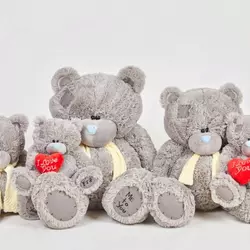 Ведмедик Тедді з шарфом великий 60см Ведмедик Тедді з шарфом великий 60см