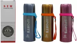 Термос №8329 з надп. SPORTS блискучий 350мл у кор. (60) Термос №8329 з надп. SPORTS блискучий 350мл у кор. (60)