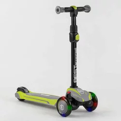 Самокат триколісний Best Scooter MX-50105 MAXI (4) алюмінієве кермо, 3 колеса PU зі світлом, d = 12 см Самокат триколісний Best Scooter MX-50105 MAXI (4) алюмінієве кермо, 3 колеса PU зі світлом, d = 12 см