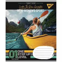 А5/36 кл. YES Real sport, зошит дя записів А5/36 кл. YES Real sport, зошит дя записів